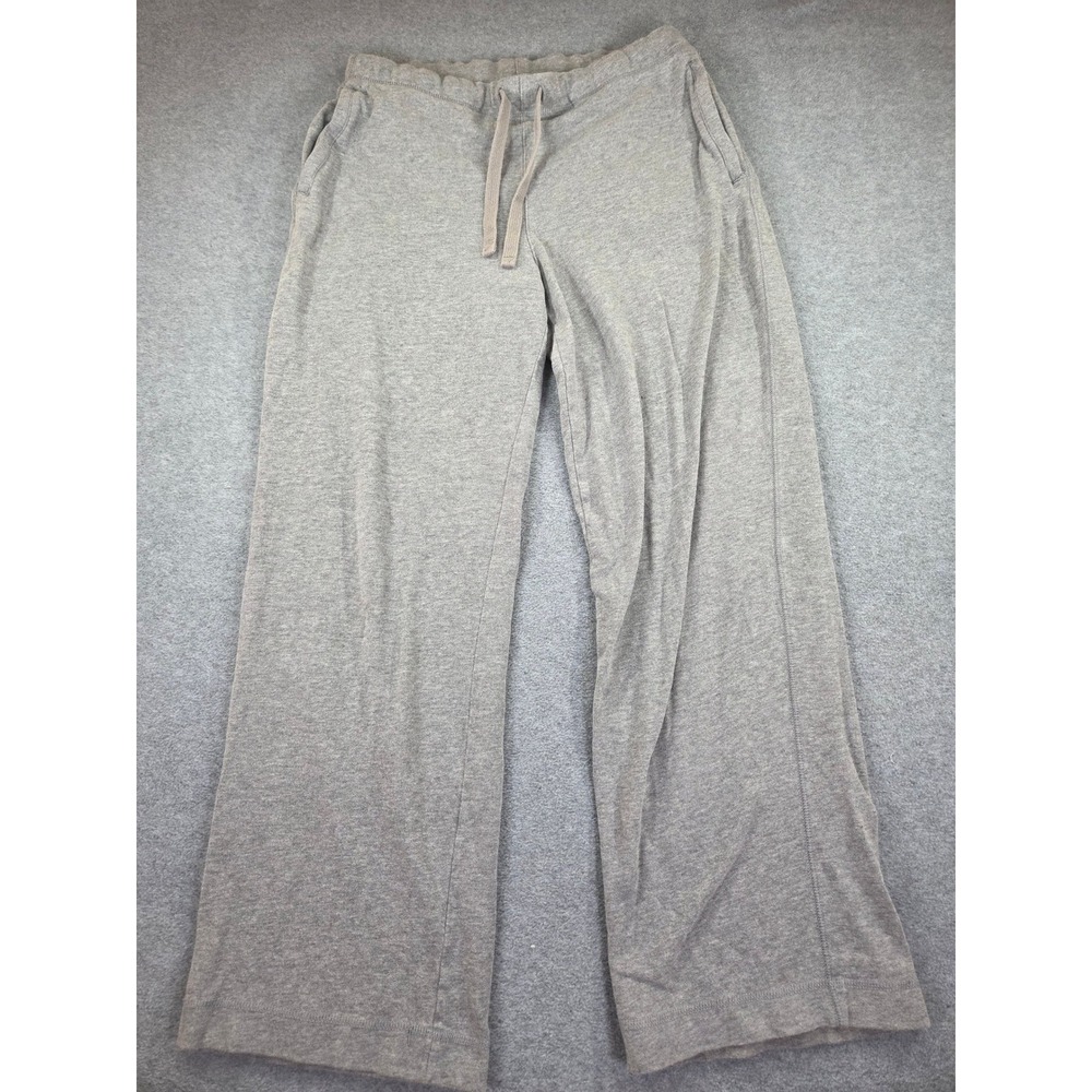 Gap Womens Wide Leg Cotton Sweatpants XL Gray Loungewear Athleisure 339031-07